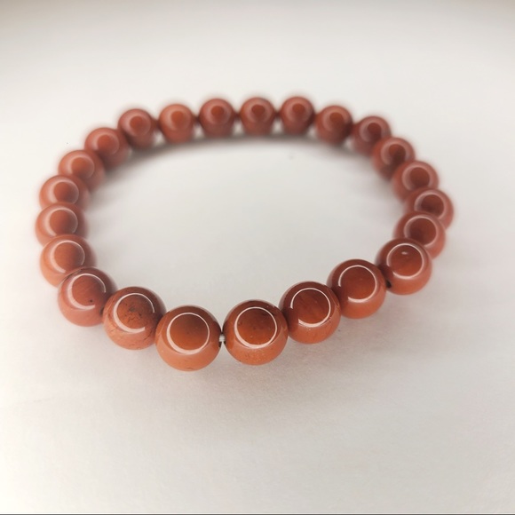 Red Jasper Gemstone Bracelet - Picture 3 of 4